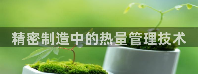 彩神vl官网：精密制造中的热量管理技术